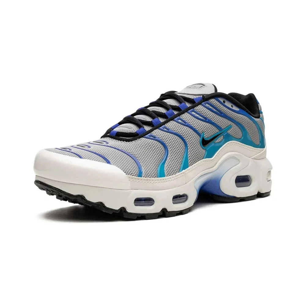 Nike Air Max Plus CD0609-019 Sneaker Kids Smoke Gray Blue Lifestyle Shoes NR5629 - Picture 3 of 15